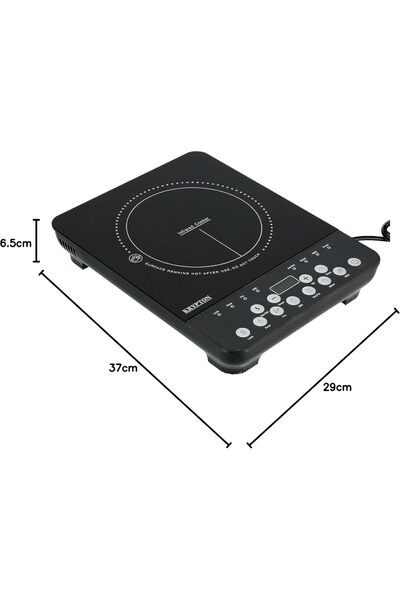 KRYPTON Infrared Ceramic Glass Electric Cooker 2000W with Digital LED Display and 8 Power Levels | M