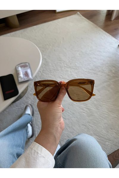 RoseandRoses Aven Original Model Sunglasses Brown Frame Brown Glass