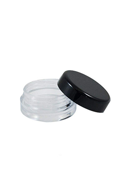 Choice26 2g Black Cap 10Pcs 2g 3g 5g 10g 15g 20g 30g Plastic Cosmetics Makeup...