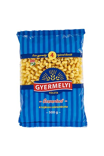 Gyermelyi Paste Macaroane Răsucite, 500 g x 6