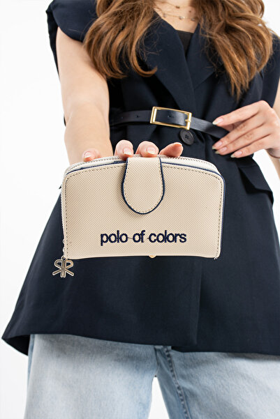 ImPolo Berry LkKremLacivert Жіночий гаманець розміром 11,5x15,5