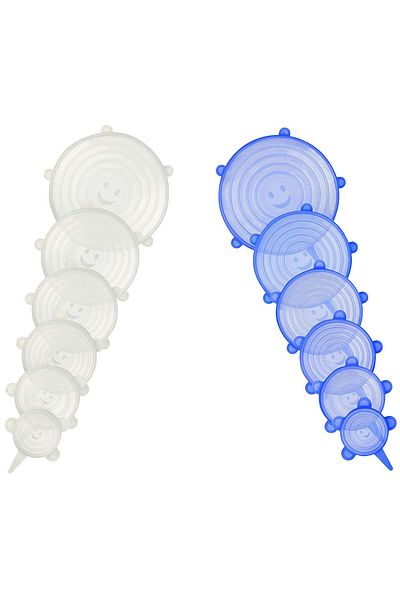 STOREMAX Svticaret Freshness Preserving 6-Piece Silicone Strech Caps Mhm 1053513
