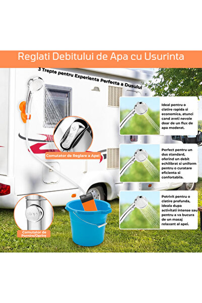 LEBLOU LEBLOU Portable Shower - The Perfect Solution for Camping and Outdoor Activities