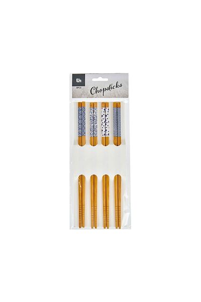 MATMEL Houseware Blue 4-Piece Chopstick-