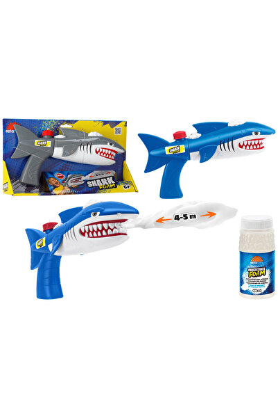 GLOBO Pistol special copii de stropit cu jet spuma, Globo, forma rechin, +3 ani