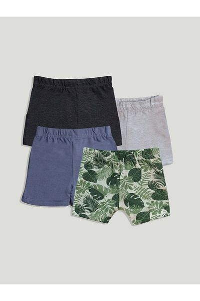 luay Unisex Cotton Leaf, Blue, Black & Grey Pants: Comfortable Everyday Wear (PO4) 18-24 M