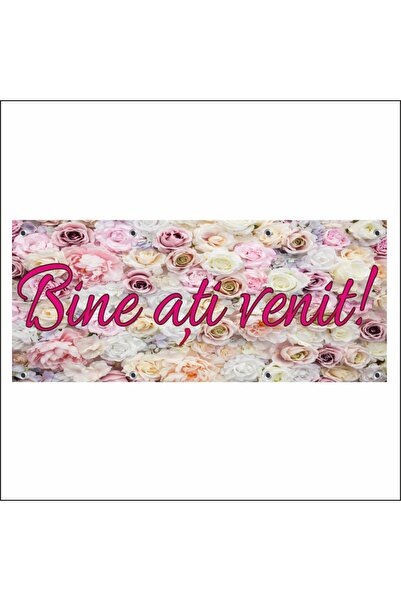 media Banner "Bine ati venit" model 1, 150 x 60 cm