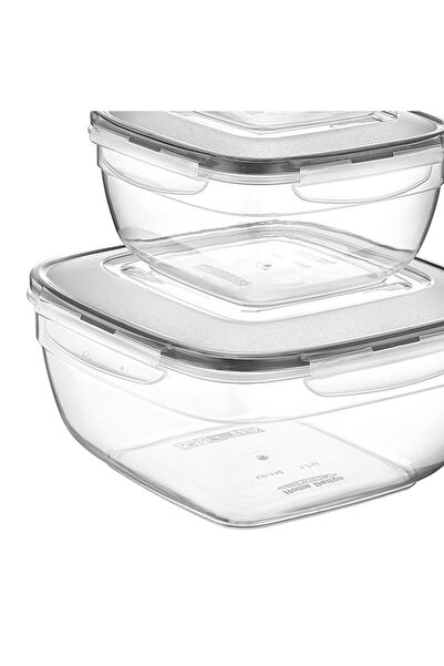 MATMEL Fresh Box Square 3-Piece Storage Container - 600-1000-1700 ml