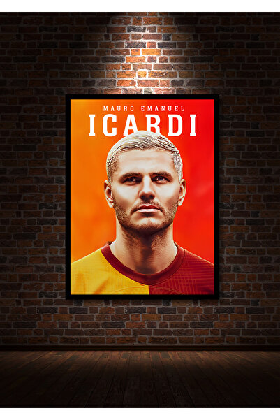 NT Handmade Black Wooden Frame Look Lcardi Wall Decor Painting for Living Room Living Bed Children's Room