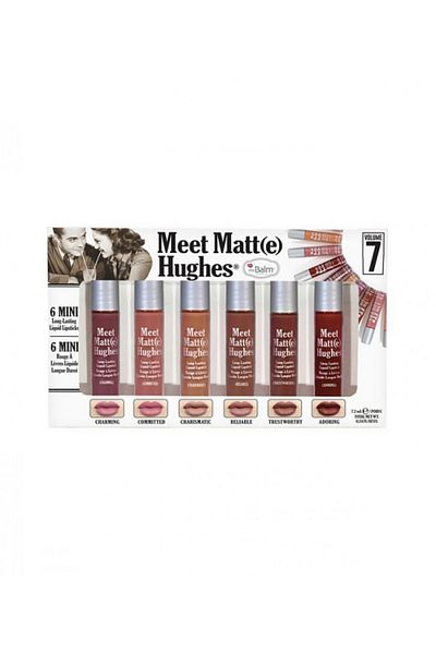 BRONZENET The Balm Meet Matte Hughes Liquid Lipstick Set of 6 Minis - 7