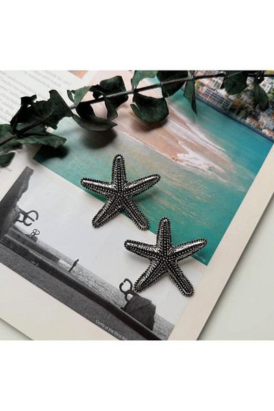 H&S AKSESUAR Brand Sea Star Earrings
