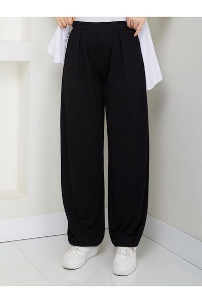 soBasic Pleated Comfortable Modal Shalwar Trousers