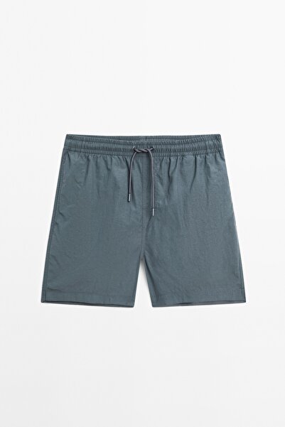 Massimo Dutti Düz renkli mayo