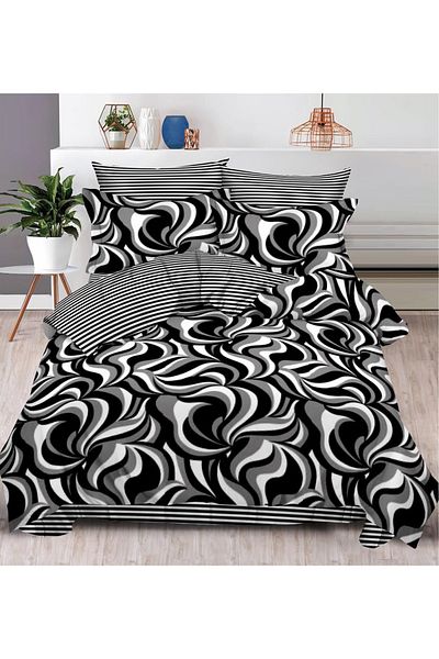 CHIRASO CHIRASO Finet Bedding Set, 6 Pieces, 2 Persons, Sheet 240x250, Quilt 200x230, 4 Pillowcases, Print