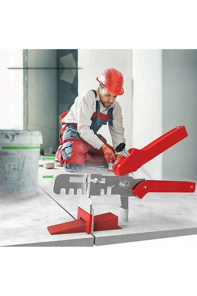 OEM Tile and Sandstone Leveling Pliers, 23.5 Cm Length, Red