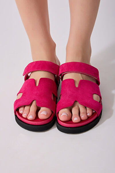 Eric Nurnberg شبشب كيلي من الجلد الطبيعي