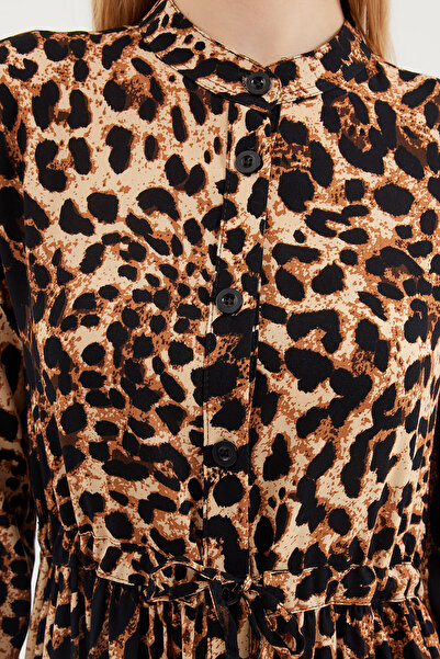 Bigdart 2144 Rochie Hijab cu guler domnă - C. Maro