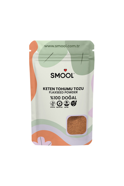SMOOL Keten Tohumu Tozu 500 gr - Flaxseeds Powder - Glütensiz - Gluten Feee -...