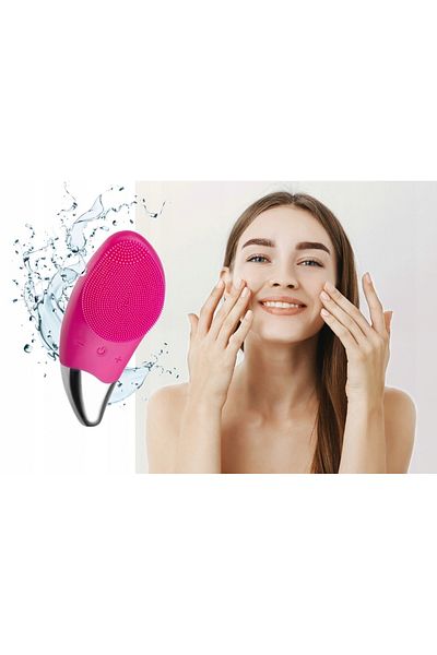 OEM Sonic brush for skin cleansing and facial massage, USB cable, 4 adjustable speeds, waterproof,