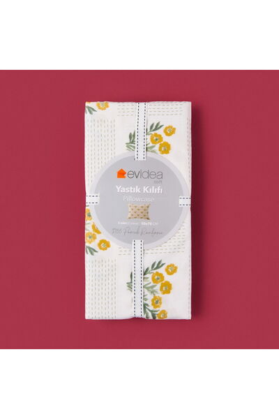 MATMEL Soft Folky 2-Piece Pillow Case - White - 50X70 cm