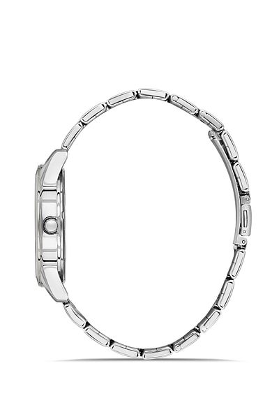 DAVID GUNER Men's Watch with Silver Coated White Dial Dg-8778Ga-A1