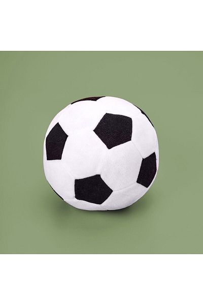 MATMEL Football Ball Figured Pillow - Black / White - 30X30 cm