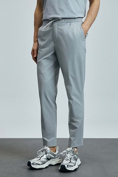Lufian Alex Smart Ανδρικό παντελόνι Chino Slim Fit Stone