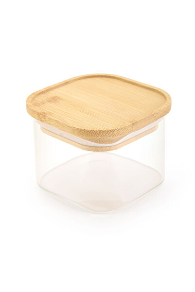 MİEN 4-Piece Glass Breakfast Bowl - Transparent / Light Brown - 10X10 cm