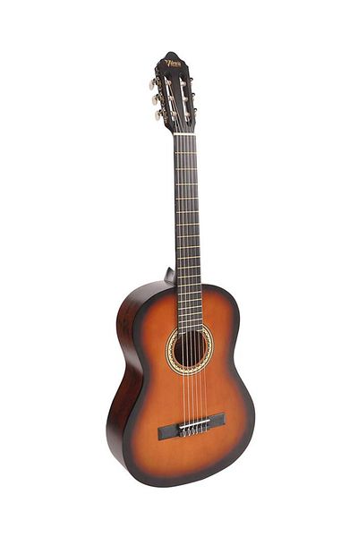 VALENCIA VC204CSB, classical guitar, sunburst, size 4/4