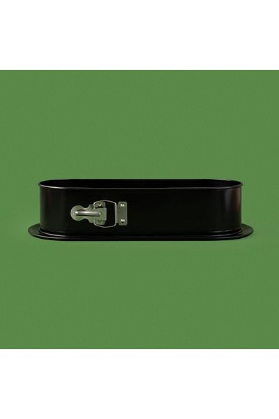 KAUFMANN Classic Clamp Baton Cake Mold - Black - 34X12 cm
