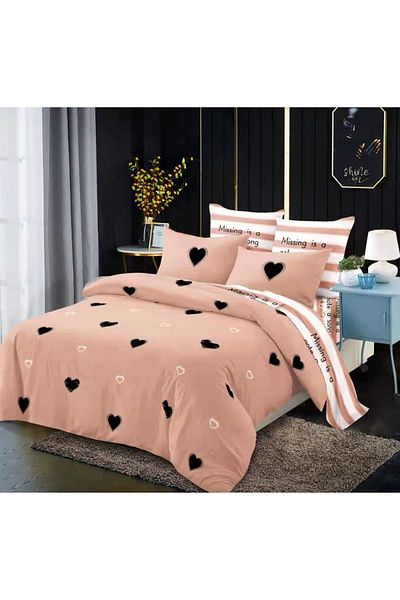 CHIRASO CHIRASO Finet Bedding Set, 6 Pieces, 2 Persons, Sheet 240x250, Quilt 200x230, 4 Pillowcases, Print