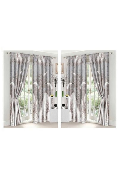 CHIRASO CHIRASO Bedding Set, 8 Pieces with Drapery, 230x240 Sheet, Duvet Cover and 4 Pillowcases
