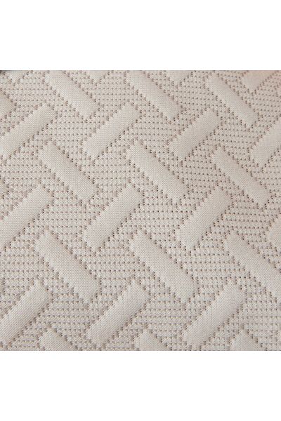 MATMEL Knitted Double Bedspread - Gray - 240X260 cm