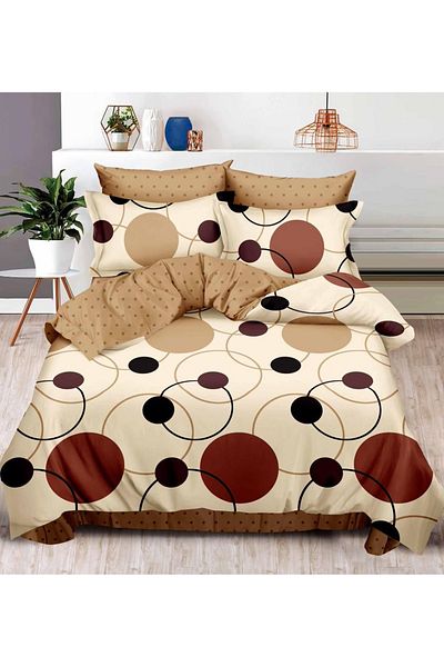 CHIRASO CHIRASO Finet Bedding Set, 6 Pieces, 2 Persons, Sheet 240x250, Quilt 200x230, 4 Pillowcases, Print