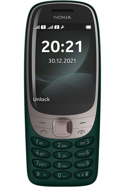 Nokia 6310 DS TA-1400 Green, Single SIM