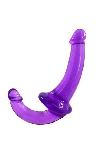 Jel Dokulu Strapless-strapon Mor