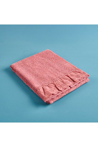 MATMEL Frilly Face Towel - Dried Rose - 50X90 cm