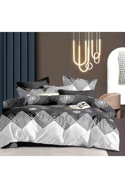 CHIRASO CHIRASO Finet Bedding Set, 6 Pieces, 2 Persons, Sheet 230x240, Quilt 200x230, 4 Pillowcases, Print