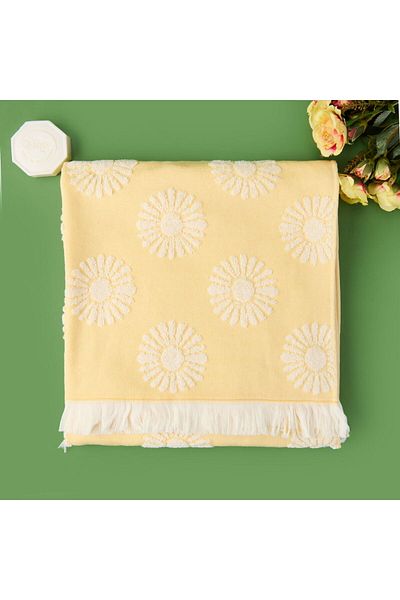 ASPARTAM Gael Beach Towel - Mustard - 70X140 cm