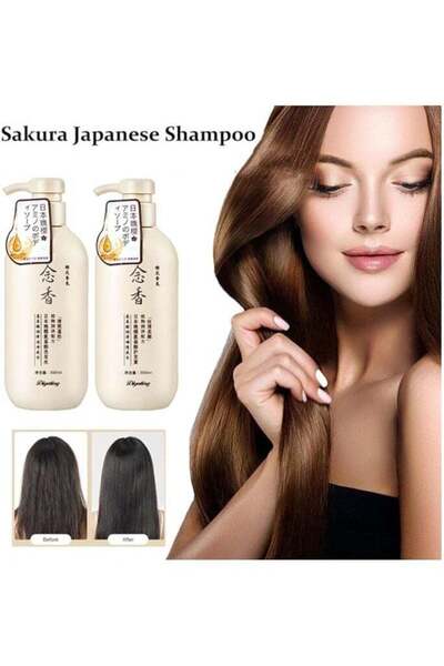 Sakura Japanese Evening Primrose Shampoo and Conditioner for Hair