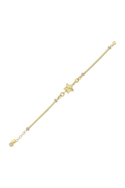 Koçak 14 Ayar Yıldız Figürlü Tasarım Altın Bileklik