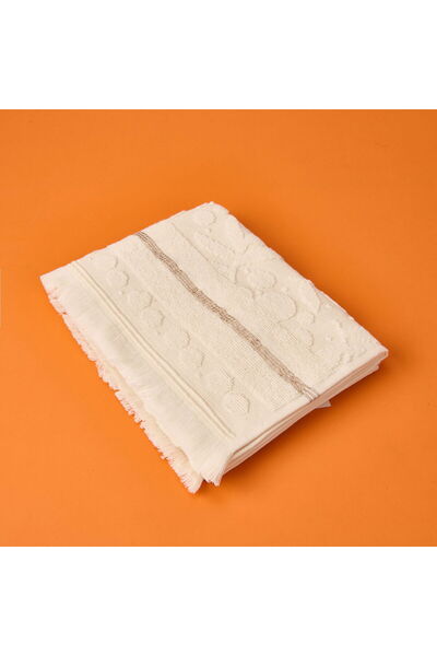 ASPARTAM Soft Zeleno Face Towel - Cream - 50X70 cm