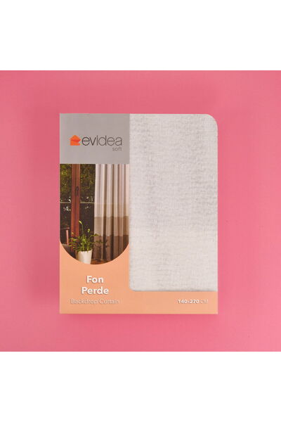 ASPARTAM Soft Beige Density Background Curtain - Color / Beige - 140X270 cm