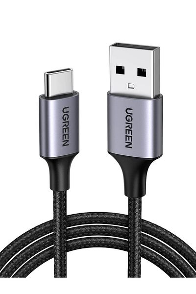 Ugreen Type-C Cable 1 Meter, USB C Nylon Braided Fast Charging Cable