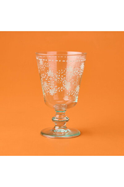 MATMEL Lina Footed Water Glass - Turquoise - 280 ml