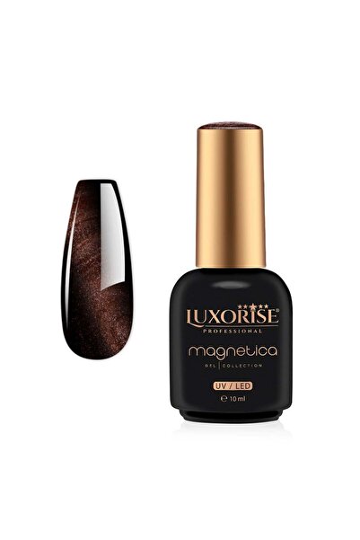 LUXORISE MAGNETICA Semi-Permanent Nail Polish - Crystal Glow, Copper 10ml