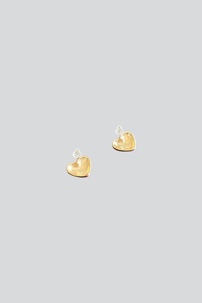 stravis Enameled Heart Earrings