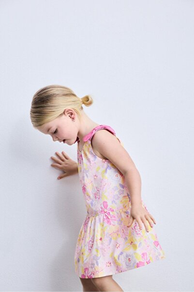 GAist Kids Baby Kız Çocuk Çiçekli Askılı Elbise