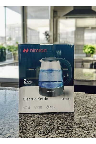 nimron Nimron transparent kettles, 1500 watts, 2-year warranty
