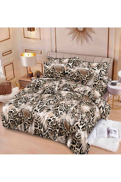 CHIRASO CHIRASO Finet Bedding Set, 6 Pieces, Sheet 240x250, Quilt 200x230, 4 Pillowcases, Print